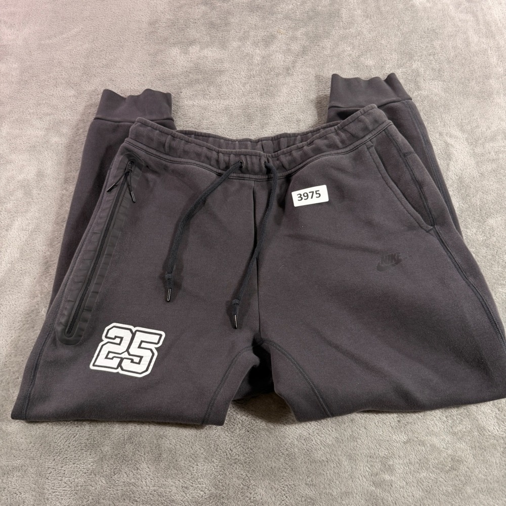Nike Tech Fleece Joggers Mens L Anthracite Grey 25 Patch FQ1884-060